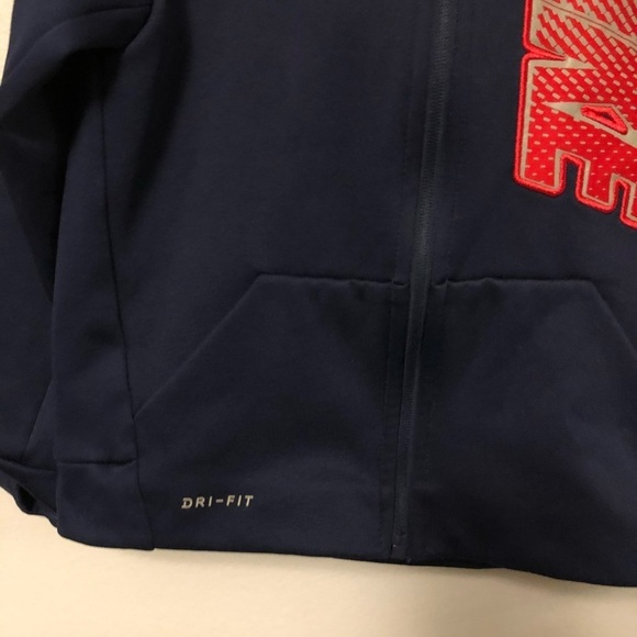 Nike Dri-fit hooded zip up sweatshirt size 5/small. - Picture 3 of 7